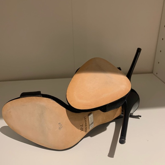 Badgley Mischka black sandals with jewels - Picture 3 of 3